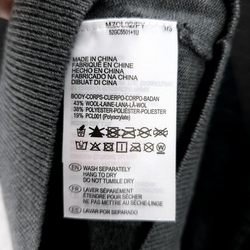 NWT Mizuno Pro Collection Golf Sweater Heat Generating Wool Blend Gray Argyle L - Picture 10 of 10
