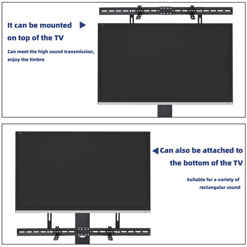 Soundbar Bracket Mount Below TV with VESA Holes for Samsung,Sonos, Sony Soundbar - Picture 9 of 11