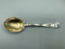 Vintage Silverplate Holmes  Edwards Jam Or Sugar  Spoon with Gold-tone Bowl