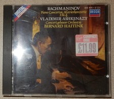Rachmaninov: Piano Concertos Nos. 2  4 CD, Mar-1986, London 