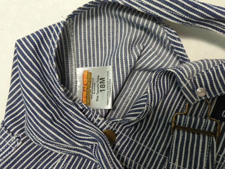 Aeromax Jr. Traje de ingeniero de tren, talla 18 meses Foto 4 de 4