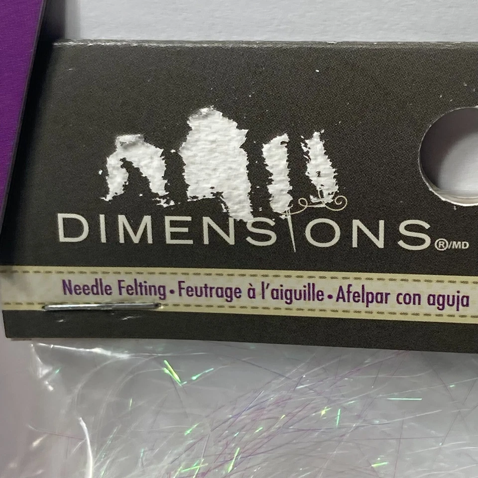 Iridescent Sparkle Fiber for Needle Felting Crafts Dimensions 5 Packs 0.2 oz - Image 4 of 4