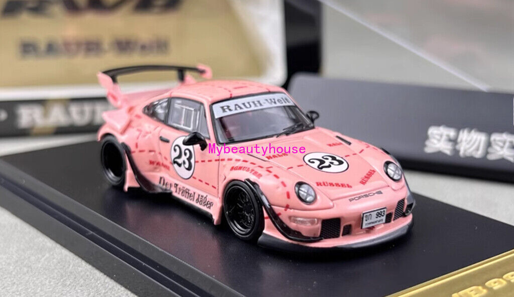 RWB993 CARMEN ピンク 1/18 Pink RWB Porsche 911 1:18 Scale Model Is Ready To Offend