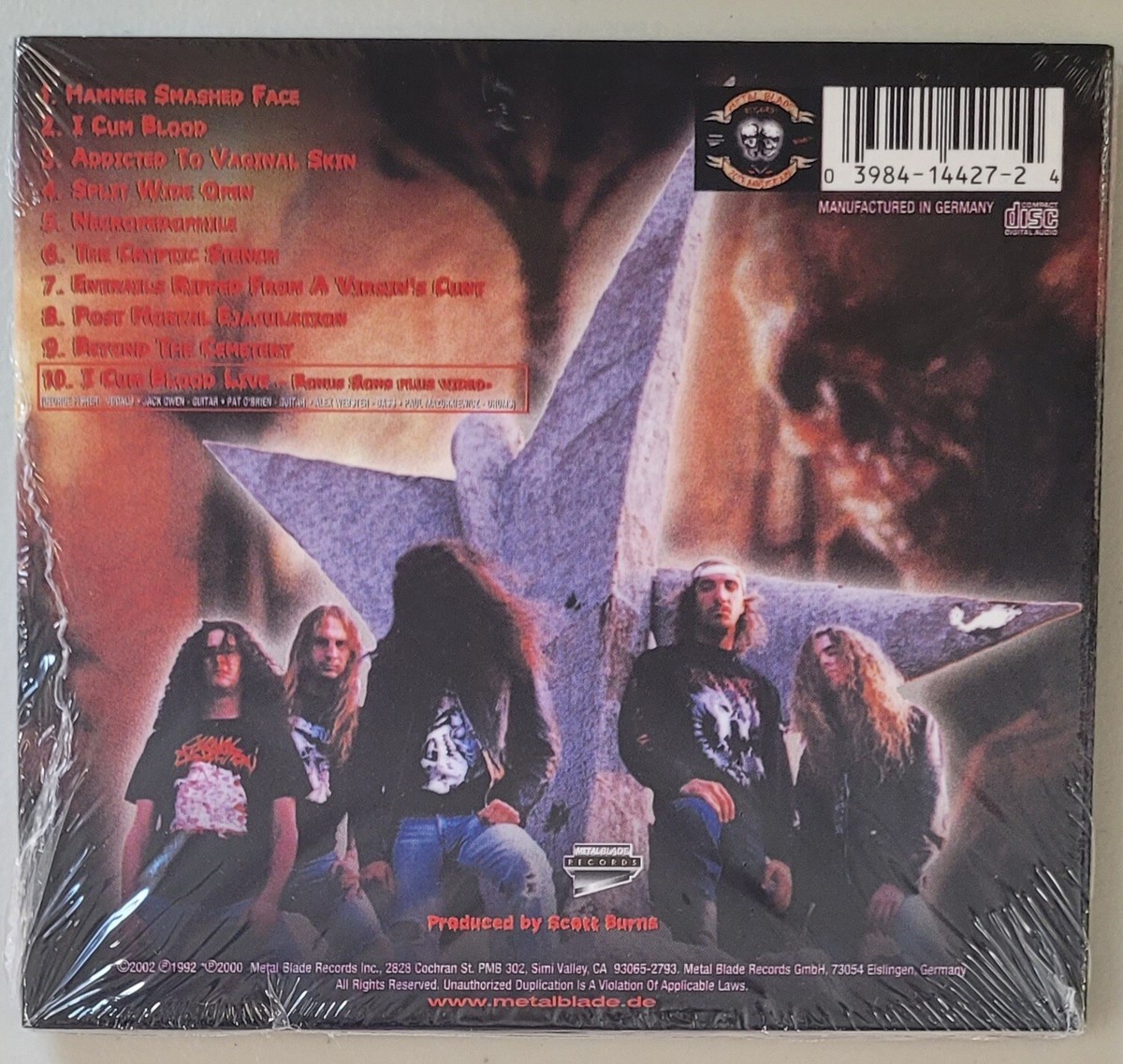 【殺鬼】CANNIBAL CORPSE Tomb of the Mutilate Cannibal Corpse - Tomb of the Mutilated - Square Patch