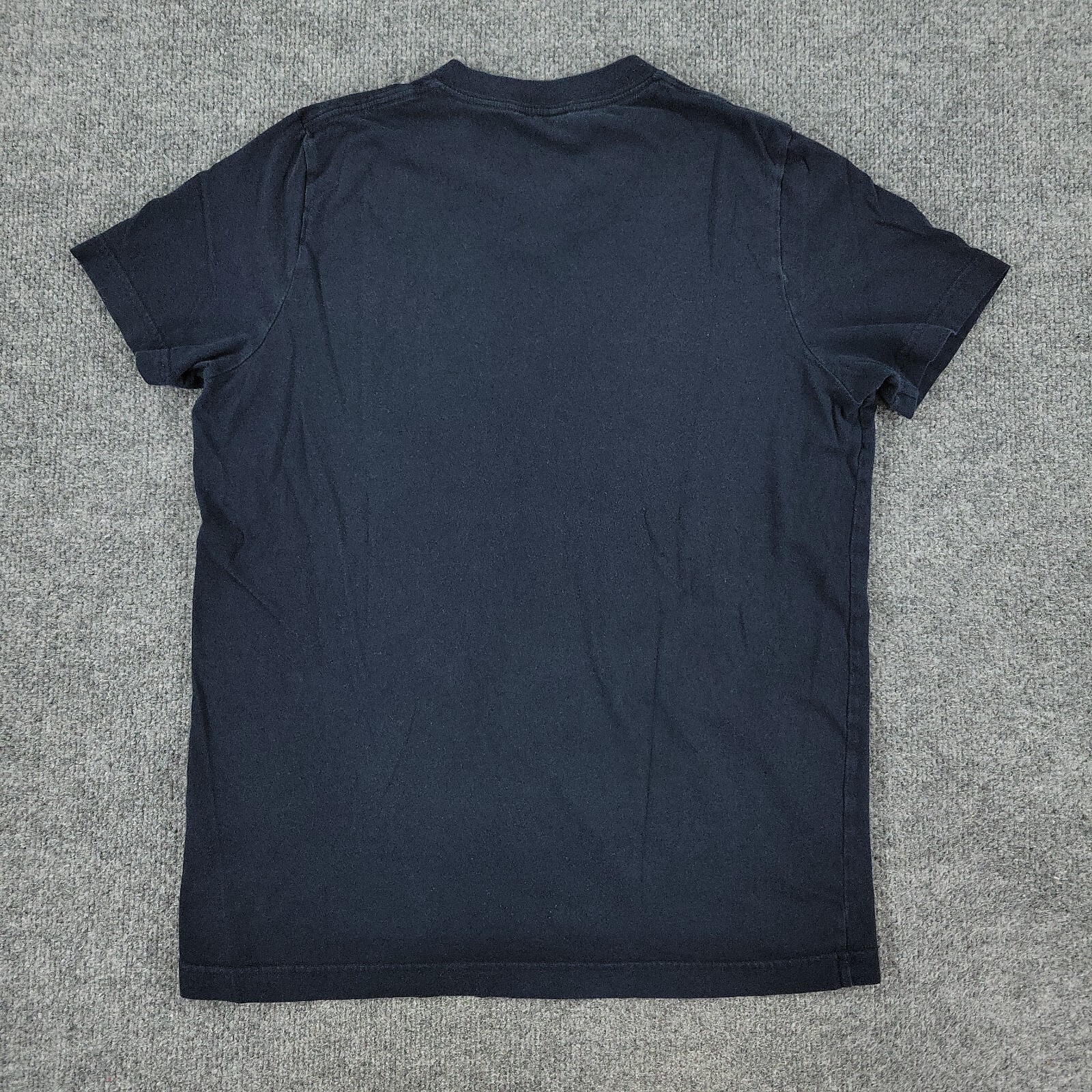 Hollister Shirt Men's Medium Blue VNeck Short Sleeve Embroidered Logo