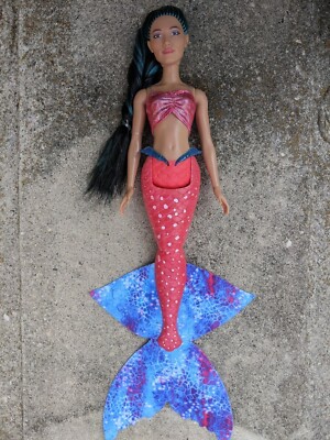Pearl The Mermaid Hand-Knit Doll - 13", Fair Trade, 100% Cotton, 1 Doll = 10 Meals