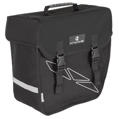 M-Wave Seitentasche Einertasche f. rechte Seite mit Reflexstreifen 18 L Volumen