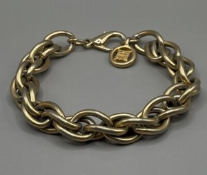 Authentic Givenchy Women’s Bracelet Brushed Matte Gold Plated