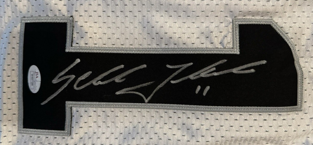 Sebastian Janikowski Signed Oakland Raiders (Away White) Jersey