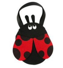 Ladybug Handbag Bag 20cm With Carry Handle Mardi Gras Carnival Party