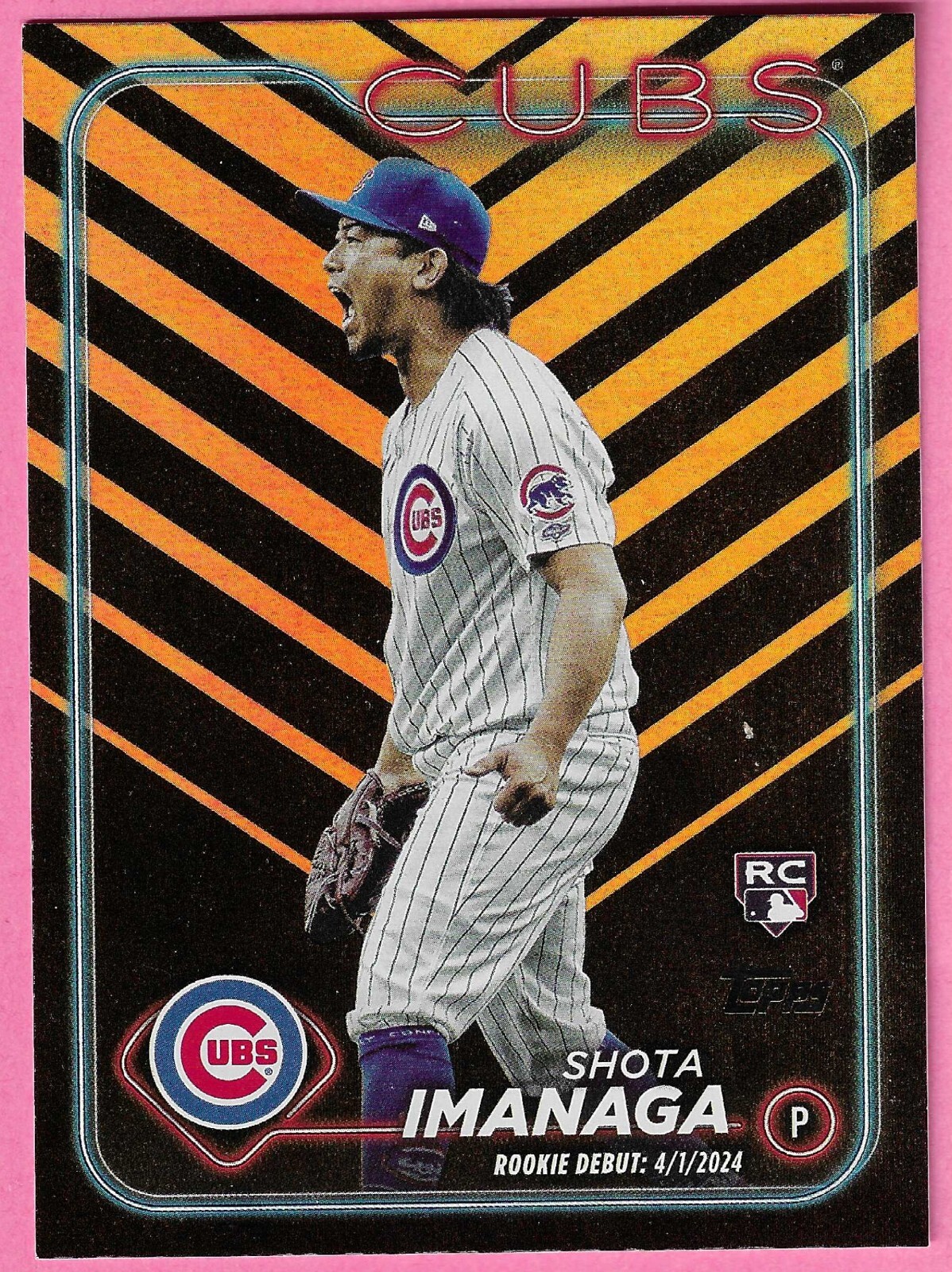 2024 Topps Update Shota Imanaga Holiday/Halloween Orange and Black Foil #US281