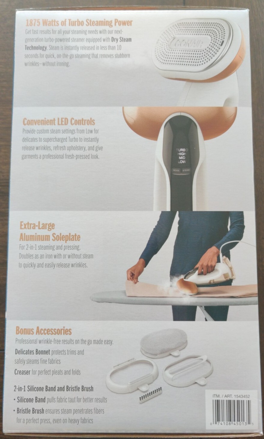 ⭐NEW⭐ Conair Handheld 2in1 Turbo Extreme Steam Garment Steamer and