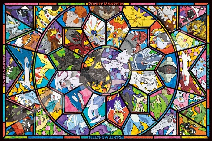 Pokémon The Legendary Pokémon 1000-piece Art Crystal Jigsaw