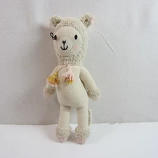 Cuddle + Kind Lola The Llama Doll Hand Knit Heirloom plush stuffed animal