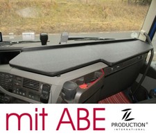 LKW-Tisch VOLVO FH4 mit ABE durchgehender Ablagetisch Antirutschmatte Schwarz