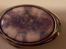 VTG BARON BUCKLES-STAMPED 1983-SOLID BRASS-BBB-SBRE-2.25  L x 1.5  W x 1.25  