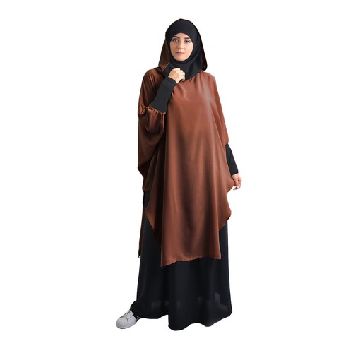 Women Muslim Burka Khimar Hijab Ramadan Islamic Headwear Kaftan Abaya Burqa Arab - Afbeelding 12 van 56