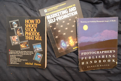 Lot of 3 Photographers Publishing Guidebooks: Marketing and Self-Promotion, etc