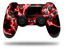 Skin for Playstation 4 Sony PS4 Controller Electrify Red