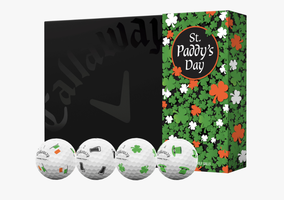 Callaway Chrome Tour St. Paddy's Day Limited Edition Golf Balls St