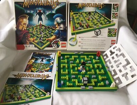 LEGO Minotaurus 3841 Buildable Board Game - Instructions Stencil Pieces Complete