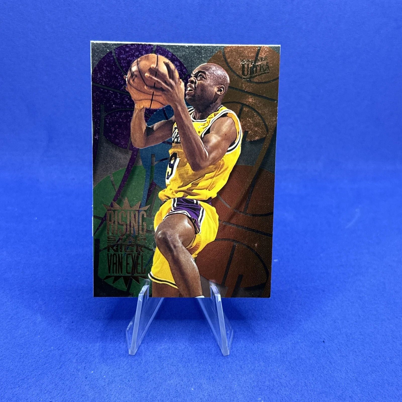 1995-96 Fleer Ultra Nick Van Exel Rising Star #8 - Los Angeles Lakers