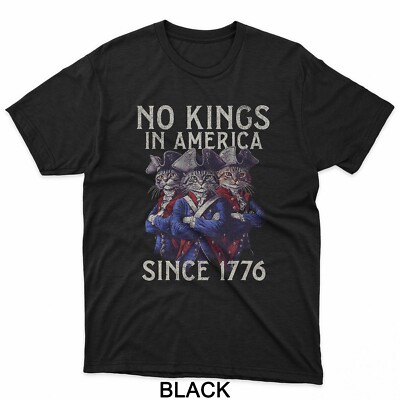 No Kings Cat T-Shirt