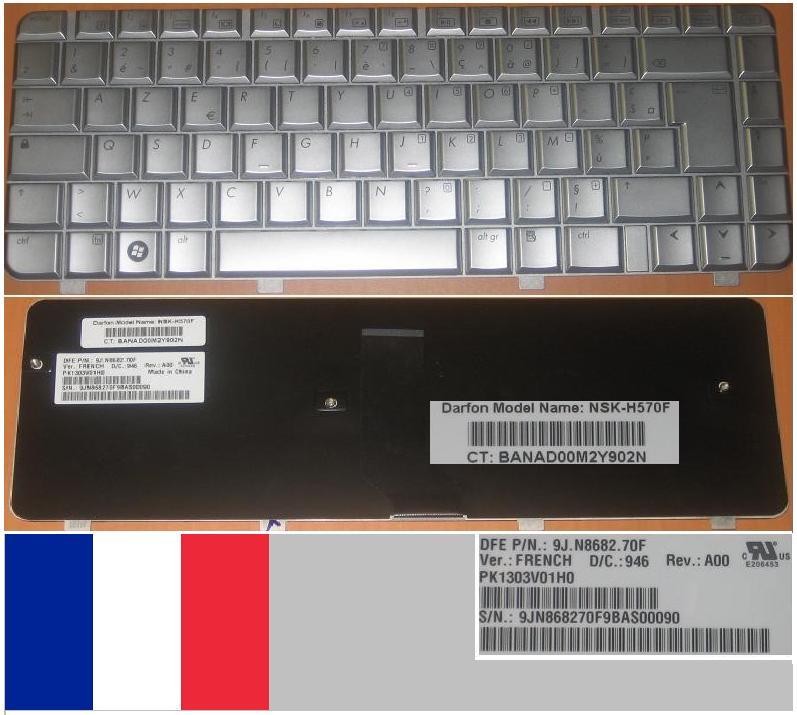 DE Silber Tastatur für HP Pavilion DV4-1000 DV4-1100 DV4-1200 DV4-2000 NSK-H570G
