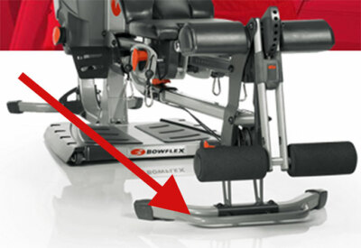 ONE USED FRONT FOOTING BASE for Bowflex Revolution Home Gym