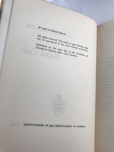 1956 Rachel Cade by Charles Mercer Putnam Book Club Edition Hardcover With DJ - Picture 4 of 4