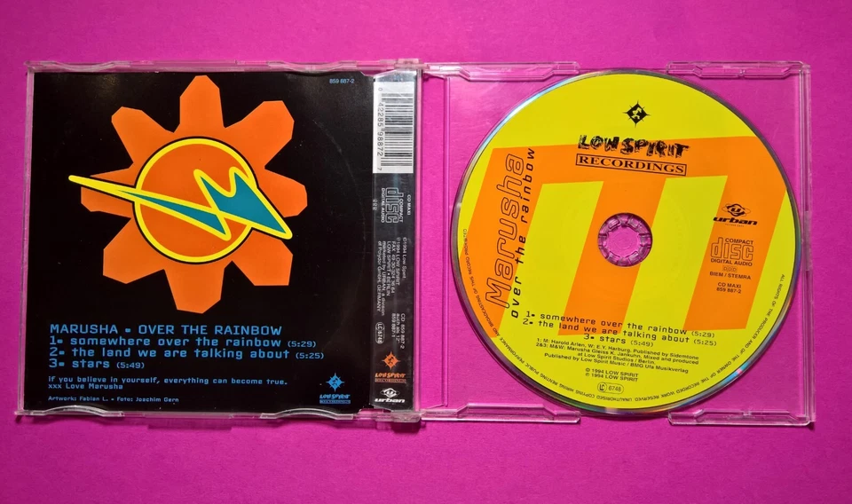Marusha (maxi CD) Over The Rainbow [1994] - Bild 2 von 2