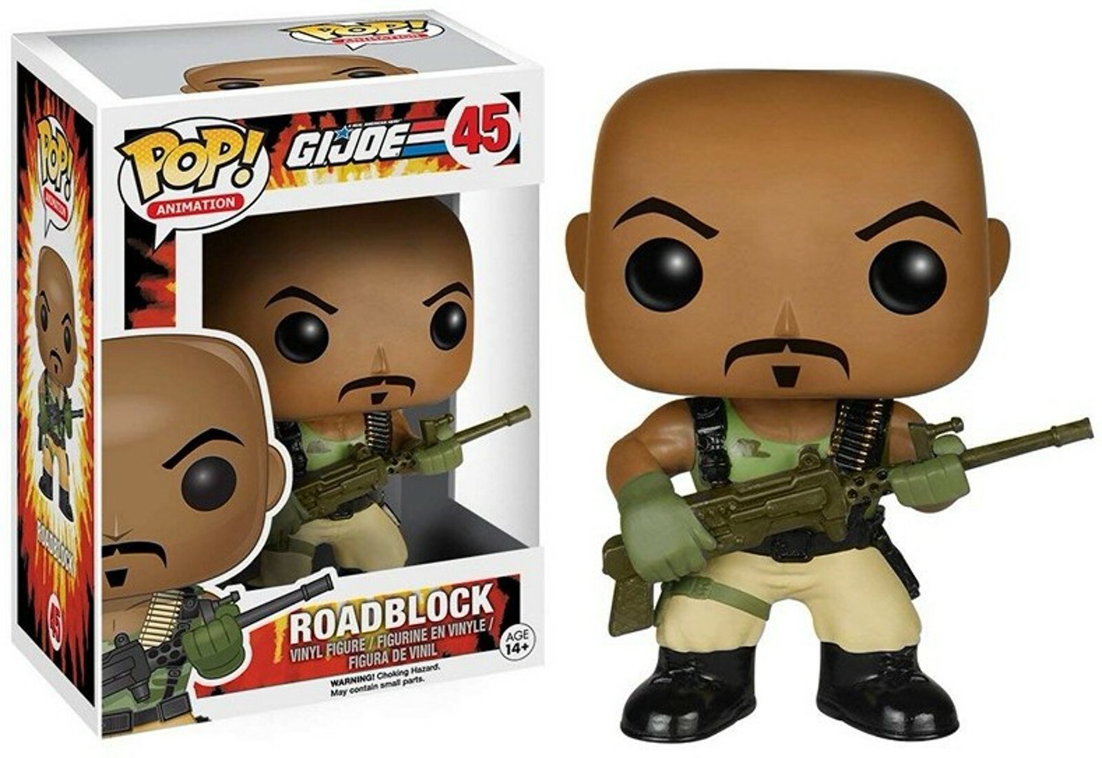 En Oferta ¡Funko Pop! G.i. Joe - Roadblock Vinilo Nuevo 45