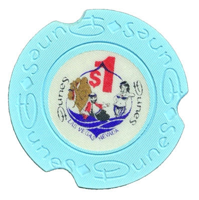 Casino Chip, Sands Dunes $1 Las Vegas Casino Legends Hall of Fame