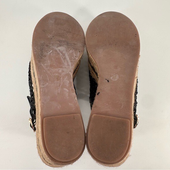 Tory Burch Dandy Chunky Platform Woven Espadrilles Sandals Size 11 thumbnail 5