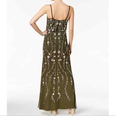 green emerald velvet dress Adrianna Papell Women's Boat Neck Jacquard Midi Dress, Blue/Green, 4 at  Amazon Women's Clothing store