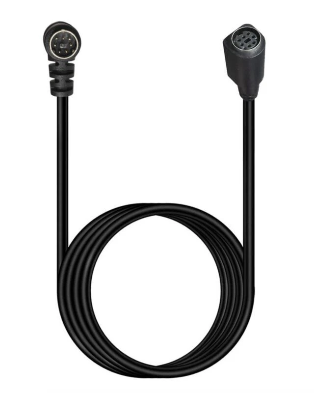 Mini DIN 7Pin L-Shaped S Video/Audio Cable | Angled Male to Female - Image 2 of 4