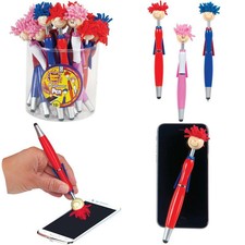 Stylus & Ballpoint Pen Raymond Geddes Super Hero MOP Topper Tub of 18 Four Pack Stylus & Ballpoint Pen Raymond Geddes Super Hero MOP Topper Tub of 18 Four Pack