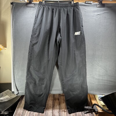 Nike Season OH Warm Up Track Pants 545364-010 Size Large Black With Drawstring