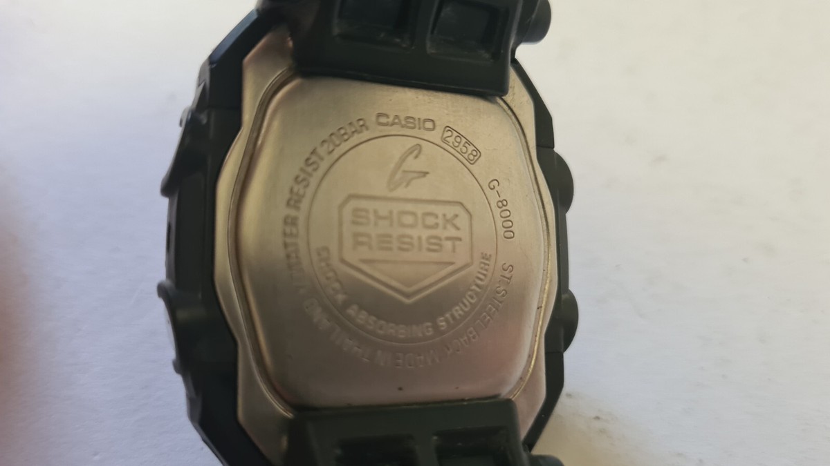 Casio G-Shock G-8000 Digital Men's Watch | eBay Casio G-Shock G-8000 Digital Men's Watch | eBay