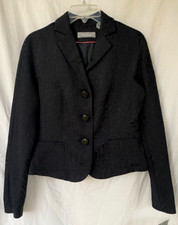 LIZ CLAIBORNE..CROPPED..BLACK..TAILORED FIT..BLAZER / JACKET..NEW TAGS 159..6