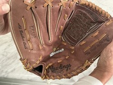 Rawlings FP125 12.5 Inch Fast-pitch Softball Glove Tan Stitching LHT