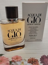 Giorgio Armani Acqua di Gi  Absolu 2.5oz EDP Spray Men DISCONTINUED Box as Show