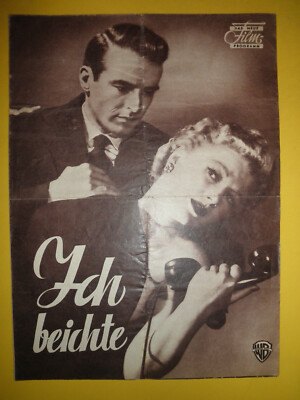 DNF (Klemmer) / Ich beichte / Montgomery Clift, Anne Baxter / SEHR SELTEN