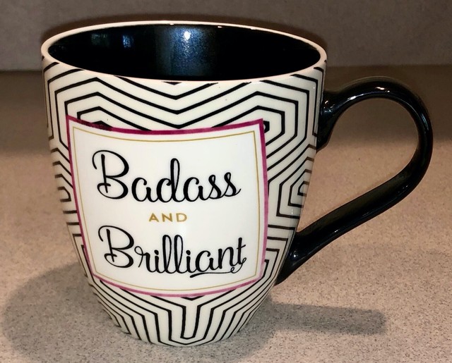 Cypress Home Badass and Brilliant Coffee Mug Cup 16 oz JC0497 eBay