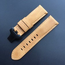 Original Panerai Caoutchouc Black Strap 22/20mm BA-Cinturino Caucciù - Foto 6