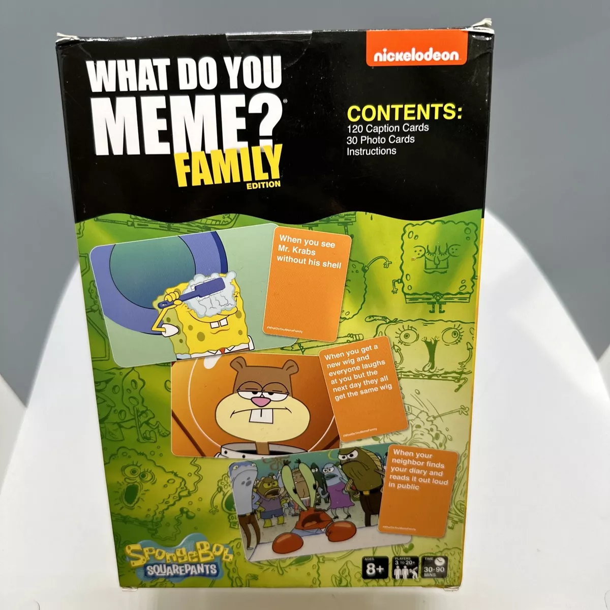 Nickelodeon What Do You Meme? Family- SpongeBob SquarePants Edition 