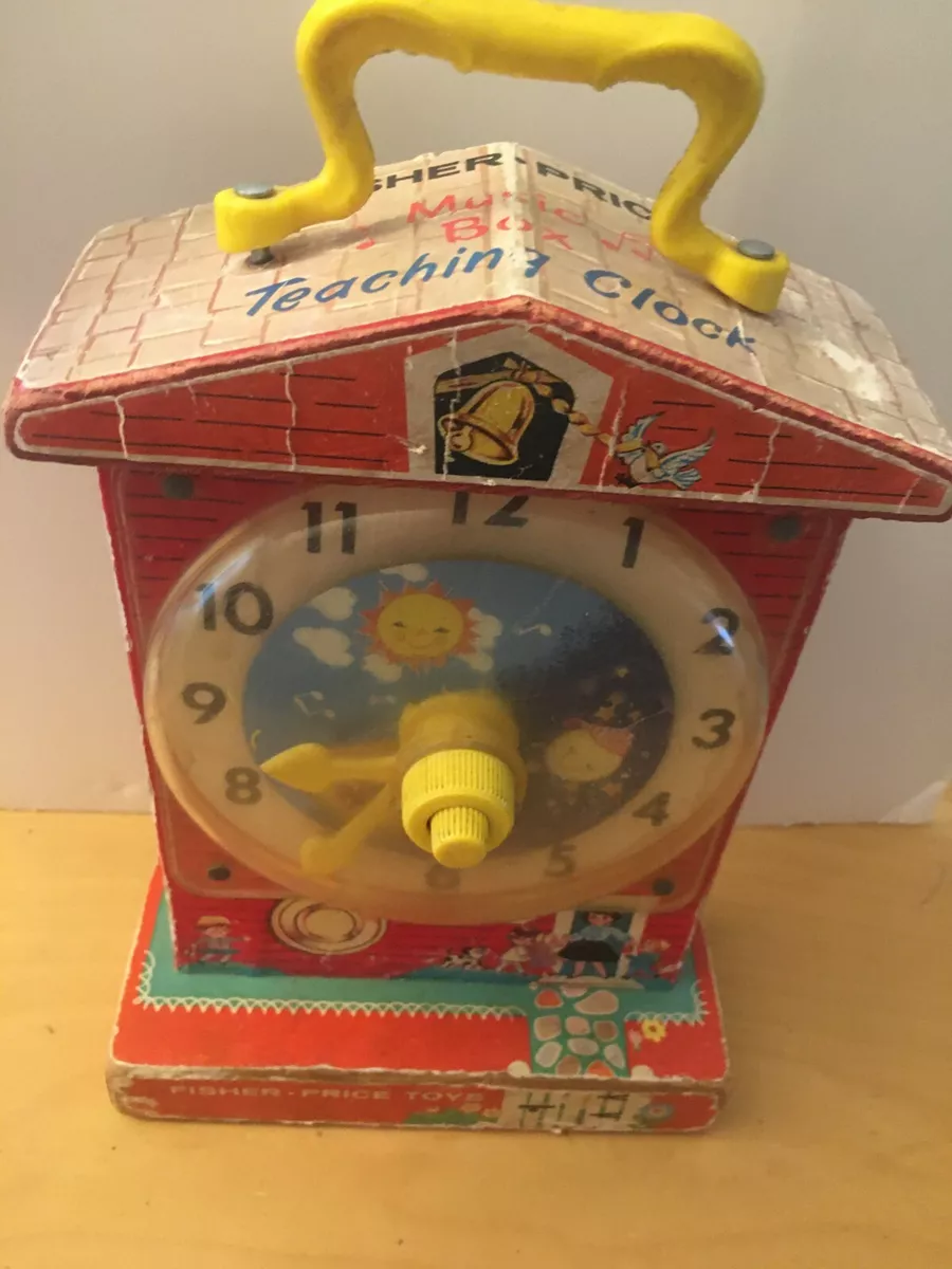 Fisher price music box hotsell teaching clock 998 value