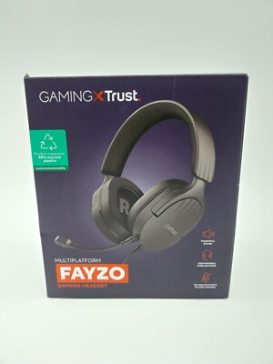 Trust GXT 489 Fayzo Gaming-Headset Kopfhörer Schwarz Kabelgebunden #KT3204DÜ