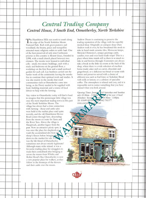 Central Trading Company Osmotherley Corn Mill Bainbridge Yorkshire c.2000 Werbung