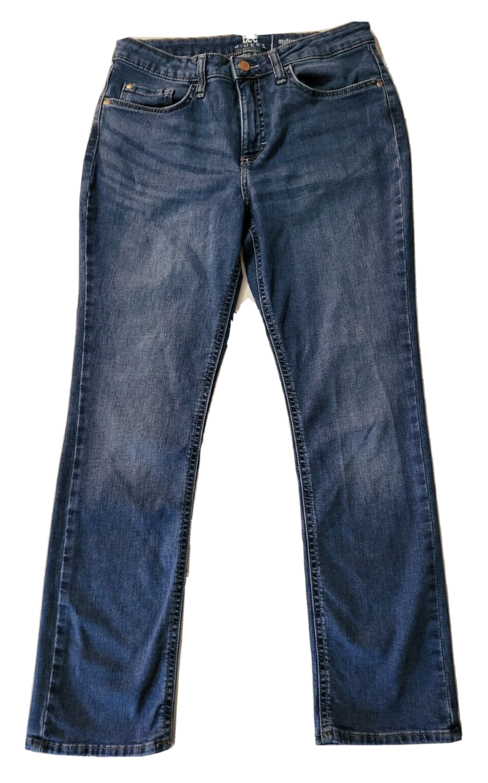 Jeans Bleu Foncé Jambe Large Taille Haute De Yoga Jeans | Fringuée Futée